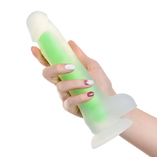 Фаллос Glow Beyond, зеленый