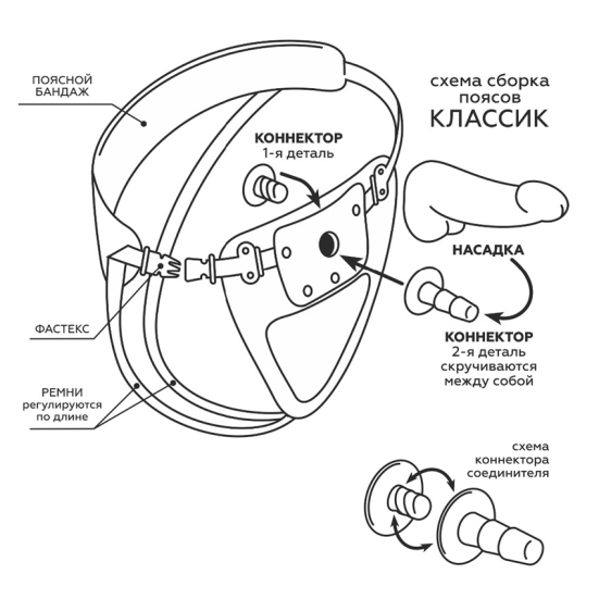 Фаллос-насадка Unicock 9&quot;, Lovetoy