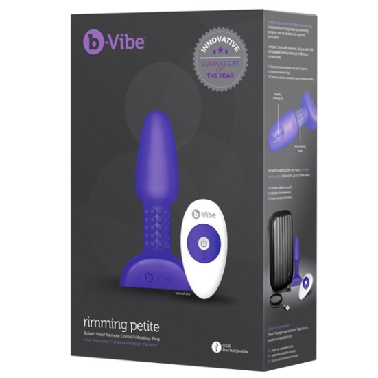 Вибро-пробка b-Vibe Rimming Petite