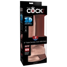 Фаллос King Cock Plus 9&quot; Triple Density