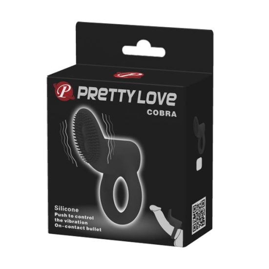 Виброкольцо Pretty Love Cobra