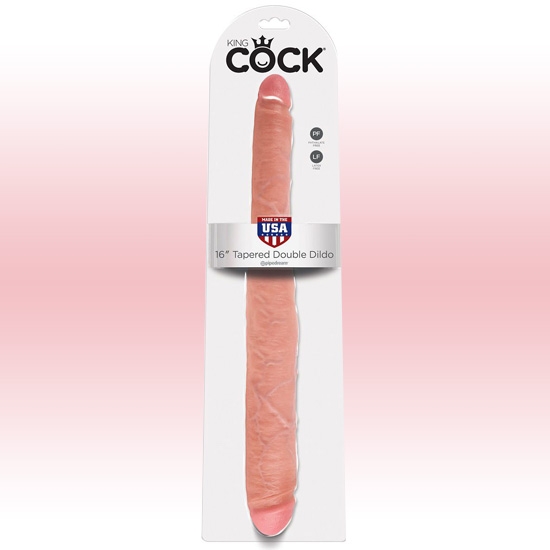 Фаллос King Cock 16&quot; Tapered Double