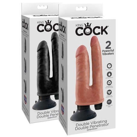 Фаллос-вибратор Double Vibrating, Pipedream