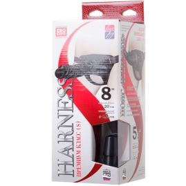 Страпон с 2 насадками Harness 8&quot;